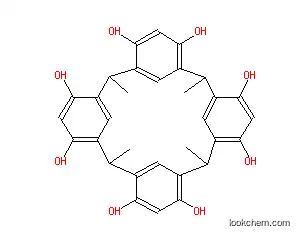 Molecular Structure of 65338-98-9 (C-METHYLCALIX[4]RESORCINARENE)